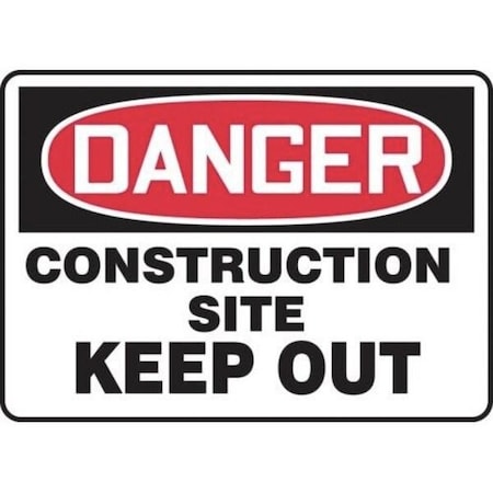 Accuform OSHA DANGER SAFETY SIGN CONSTRUCTIO MCRT108VS MCRT108VS